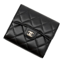 Load image into Gallery viewer, CHANEL Classic Small flap wallet BlackAP0231 Lambskin
