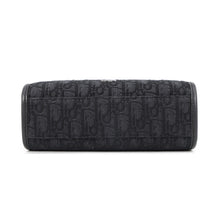 将图像加载到图库查看器中，Dior Oblique Jacquard Safari North-South 2-Way Shoulder Bag Black1ESPO311YKY_H03E Canvas Leather
