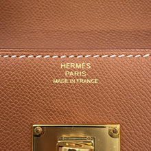 Load image into Gallery viewer, HERMES Kelly Pocket Slim Gold Epsom
