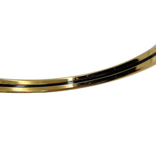将图像加载到图库查看器中，HERMES Enamel Bangle Zodiac Signs Beige Run Gold Plated Enamel
