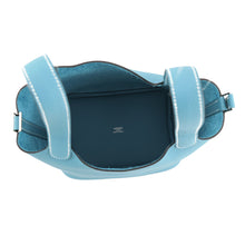 Load image into Gallery viewer, HERMES Picotin Lock New Blue Jean Taurillon Clemence Size PM

