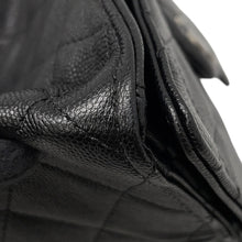 Load image into Gallery viewer, CHANEL CHANEL 25 Large Handbag BlackAS5553 Caviar Leather Size Large
