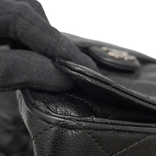 Load image into Gallery viewer, CHANEL CHANEL 25 Large Handbag BlackAS5553 Caviar Leather Size Large
