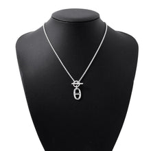 将图像加载到图库查看器中，HERMES Chaine d'Ancre Amulette Necklace SV925
