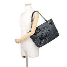 Load image into Gallery viewer, CHANEL CC Logo ShoulderTote Bag BlackAS1875 Shiny Aged Calf Leather

