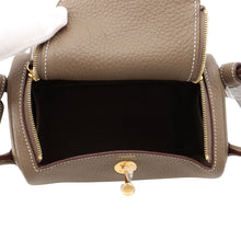 Load image into Gallery viewer, HERMES Lindy Etoupe Taurillon Clemence Size Mini
