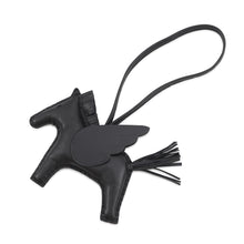 Load image into Gallery viewer, HERMES Rodeo Pegasus Black Lambskin Swift Leather Size MM
