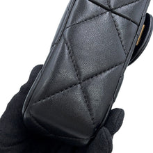 将图像加载到图库查看器中，CHANEL Matelasse Mini Flapback BlackAS4868-B16574-94305 Lambskin
