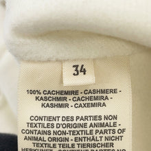 Load image into Gallery viewer, HERMES Serie Button Short Coat Size 34 Ivory3H0102DA Cashmere100%
