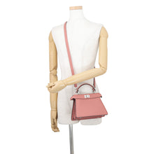 Load image into Gallery viewer, FENDI Peekaboo I.U. Selleria Petit Pink8BN335 Leather Size Petit
