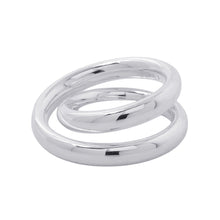 将图像加载到图库查看器中，HERMES Caba Cityslide clutchertige Ring Size 54/#14 SV925
