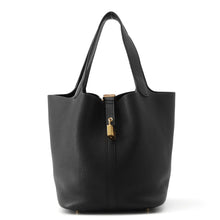 Load image into Gallery viewer, HERMES Picotin Lock Black Taurillon Clemence Size MM
