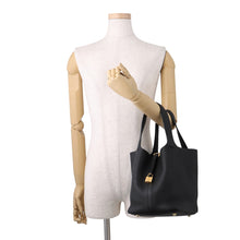 Load image into Gallery viewer, HERMES Picotin Lock Black Taurillon Clemence Size MM
