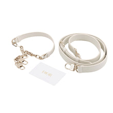 Load image into Gallery viewer, Dior Lady D-Joy Cannage 3-way Bag White/BlueM0668ODJW_M67I Cotton Boucle Leather Size Small
