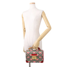 Load image into Gallery viewer, GUCCI GG Apple Padlock Bamboo 2WAY Bag Beige/Multicolor603221 PVC Leather
