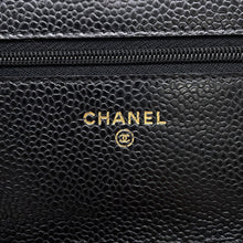 Load image into Gallery viewer, CHANEL Classic Matelasse Chain Shoulder Wallet BlackAP0250 Caviar Leather
