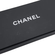 Load image into Gallery viewer, CHANEL Scarf Slim Bandeau Black/White Silk100%
