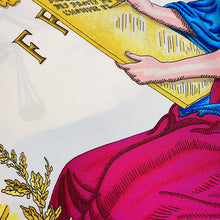 Load image into Gallery viewer, HERMES Carre commemorating the 1798 French Revolution Size 90 Pink/White/Multicolor Silk100%

