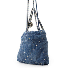 Load image into Gallery viewer, CHANEL CHANEL22 ChainShoulder Bag BlueAS3980 Denim Size Mini
