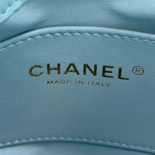 Load image into Gallery viewer, CHANEL Matelasse Mini Bucket Bag Light BlueAS3116 Lambskin
