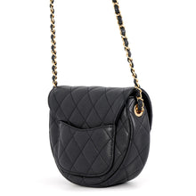 将图像加载到图库查看器中，CHANEL Matelasse Mini Messenger Bag BlackAS3867 Caviar Leather
