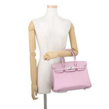 Load image into Gallery viewer, HERMES Birkin Mauve Sylvestre Epsom Size 30

