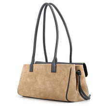 将图像加载到图库查看器中，CHANEL Small shopping bag Black/BeigeAS6288 Calf Leather suede

