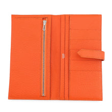 将图像加载到图库查看器中，HERMES Bean classic Orange Chevre Myzore Goatskin
