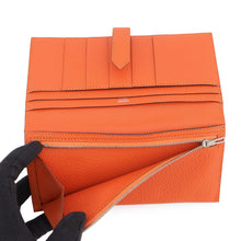 将图像加载到图库查看器中，HERMES Bean classic Orange Chevre Myzore Goatskin
