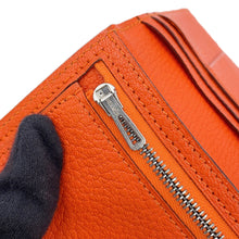 将图像加载到图库查看器中，HERMES Bean classic Orange Chevre Myzore Goatskin

