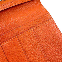 将图像加载到图库查看器中，HERMES Bean classic Orange Chevre Myzore Goatskin
