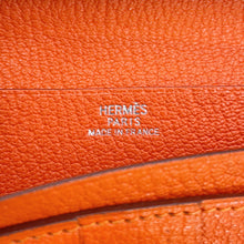 将图像加载到图库查看器中，HERMES Bean classic Orange Chevre Myzore Goatskin
