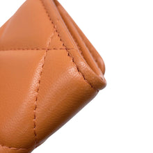 Load image into Gallery viewer, CHANEL CHANEL19 Card Case OrangeAP1790 Lambskin
