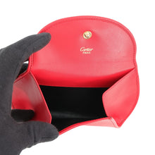 Load image into Gallery viewer, CARTIER Must-have Cartier PANTHERE waist pouch Red Leather Size S
