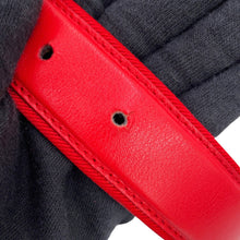 Load image into Gallery viewer, CARTIER Must-have Cartier PANTHERE waist pouch Red Leather Size S
