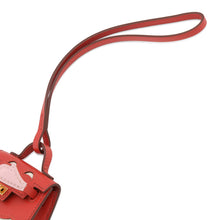 Load image into Gallery viewer, HERMES Kelly Doll Bag Charm Rose Sakura/Sanguine/Nata/Camel Tadelakt Leather Chevre Myzore Goatskin
