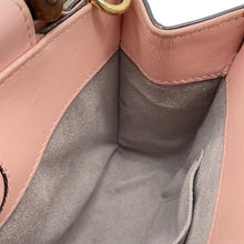 Load image into Gallery viewer, GUCCI Bamboo Nimfair 2WAY Bag Pink470271 Leather

