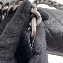 Load image into Gallery viewer, CHANEL Boy Chanel 25 BlackA67086 Caviar Leather Size 25
