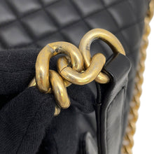 Load image into Gallery viewer, CHANEL Boy Chanel BlackA67086 Lambskin Size Medium
