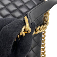 Load image into Gallery viewer, CHANEL Boy Chanel BlackA67086 Lambskin Size Medium

