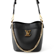 Load image into Gallery viewer, LOUIS VUITTON Padlock and Walk NoirM24006 Grained Calf Leather
