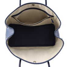 Load image into Gallery viewer, HERMES Garden Party Blue Saphir Country Leather Size PM
