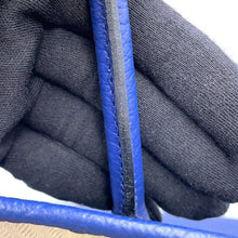 Load image into Gallery viewer, HERMES Garden Party Blue Saphir Country Leather Size PM

