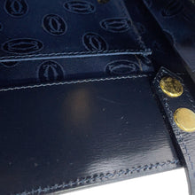 Load image into Gallery viewer, CARTIER Sapphire Line Handbag Dark NavyL100005801 Leather
