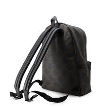 将图像加载到图库查看器中，CELINE BackpackXL Black/Tan188382EOI.38SI PVC Leather Size Medium
