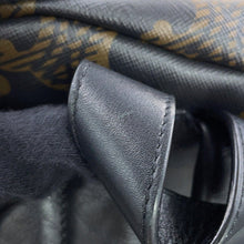 将图像加载到图库查看器中，CELINE BackpackXL Black/Tan188382EOI.38SI PVC Leather Size Medium
