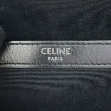 将图像加载到图库查看器中，CELINE BackpackXL Black/Tan188382EOI.38SI PVC Leather Size Medium
