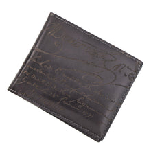 Load image into Gallery viewer, Berluti Makore Bi-fold Wallet Navy235738 scritto leather
