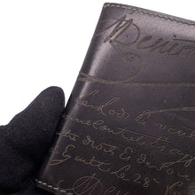 Load image into Gallery viewer, Berluti Makore Bi-fold Wallet Navy235738 scritto leather
