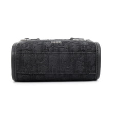 Load image into Gallery viewer, Dior Oblique Jacquard Safari North-South 2-Way Bag Black2ESWS017YKY_H03E Canvas Grained CalfLeather Size Mini
